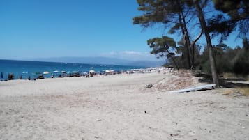 Vlak bij het strand