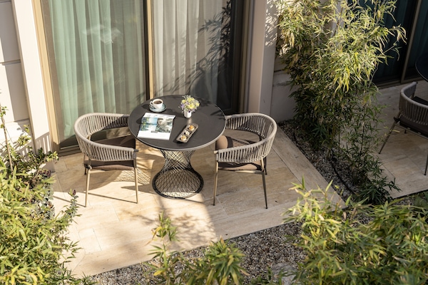 Habitación doble Deluxe (Garden) | Terraza o patio