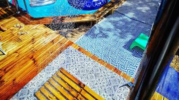 AuĂenpool, beheizter Pool