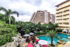 Apartment, 1 Bedroom, Balcony, City View | Pool