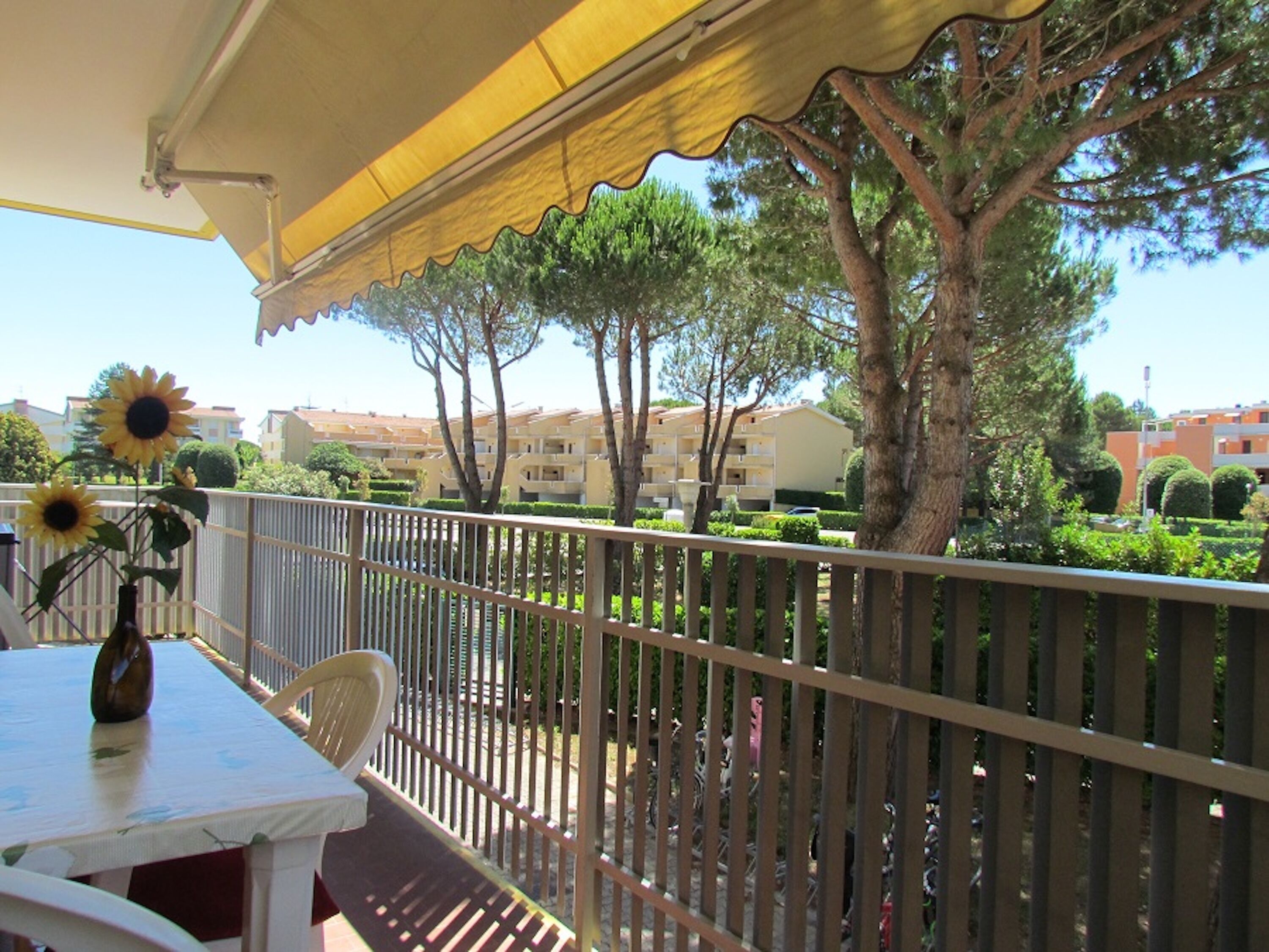 Studio, meerdere slaapkamers, balkon | Terras