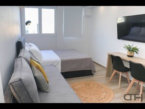 Studio, 1 soverom, tilgjengelighetstilpasset, byutsikt | 1 soverom