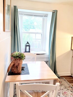 Apartment, 1 Bedroom, Patio | Interior - ext Stay, the Design Apt, Sanctuary of the Swan Wellness Hotel Swan Rescue (Birdsboro)