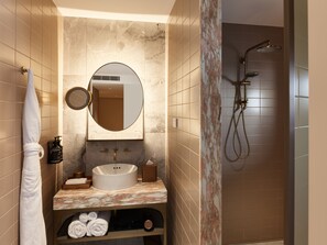Eco-friendly toiletries, hair dryer, bathrobes, slippers - The Porter House Hotel Sydney - MGallery (Sydney)