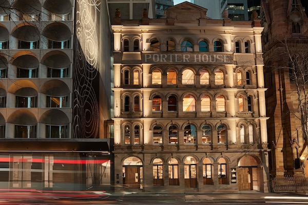 Front of property – evening/night