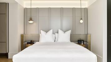 Minibar, in-room safe, desk, blackout curtains