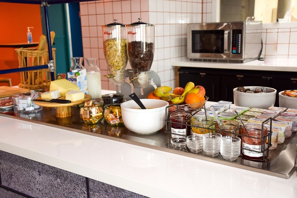 Daily buffet breakfast for a fee