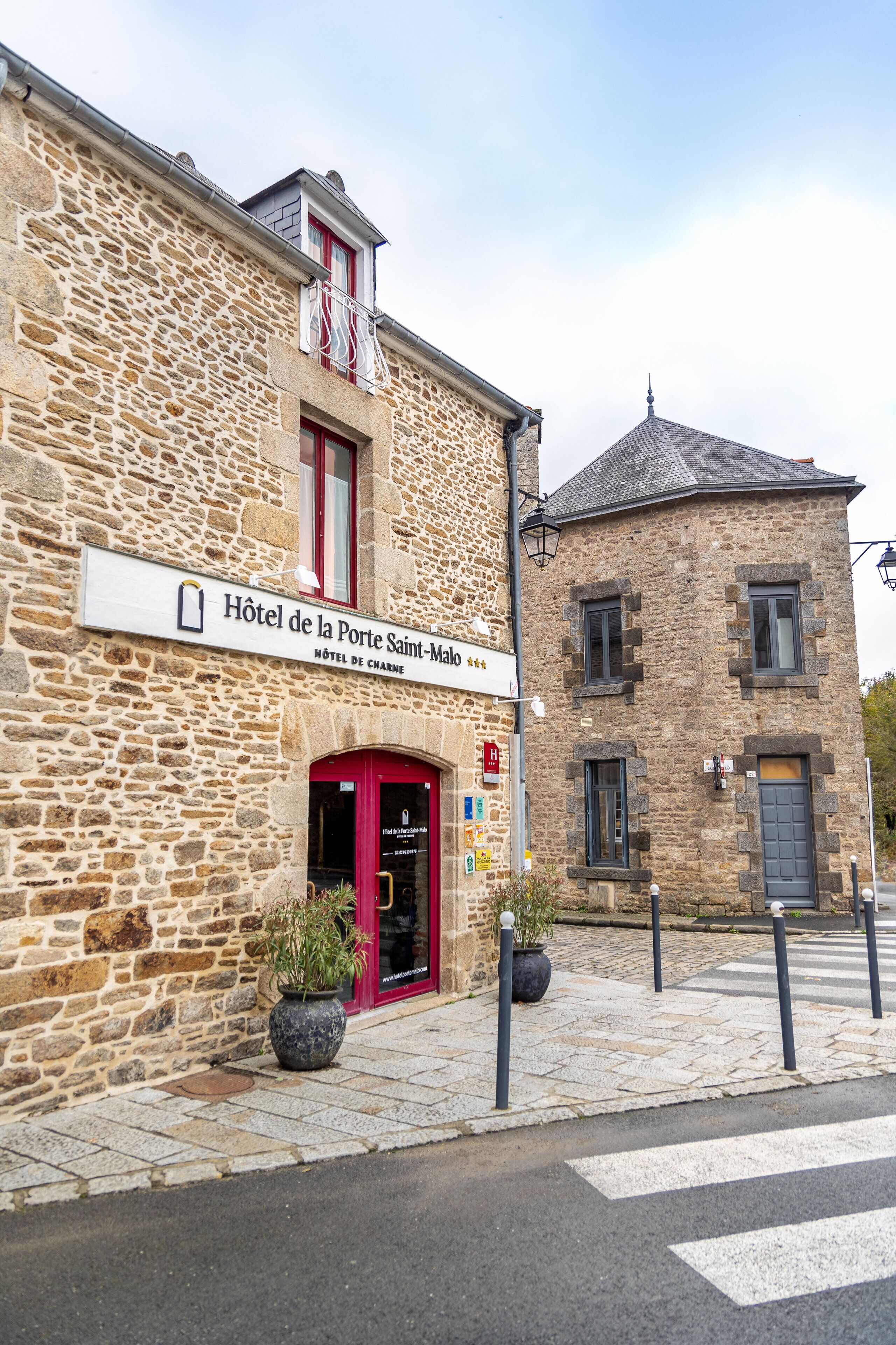 Majoituspaikan julkisivu