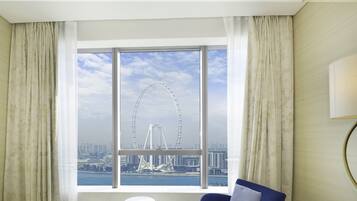 1 bedroom, desk, laptop workspace, blackout drapes