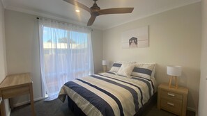 3 bedrooms, iron/ironing board, travel cot, WiFi