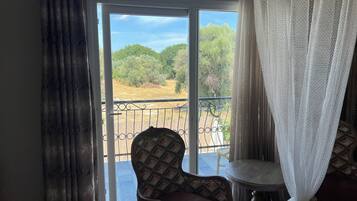 Luxury Room, Balcony, Pool View | Premium bedding, free WiFi, bed sheets