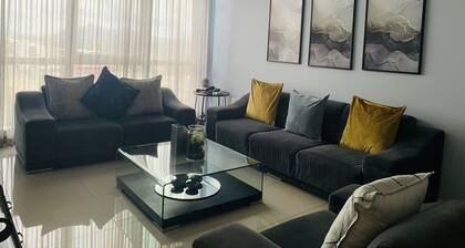 Exquisite one bedroom apartment located in CBD Gaborone, Botswana.