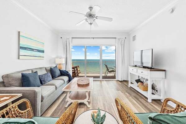 Smart TV, foosball, books