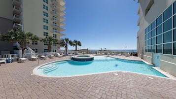 Indoor pool, outdoor pool