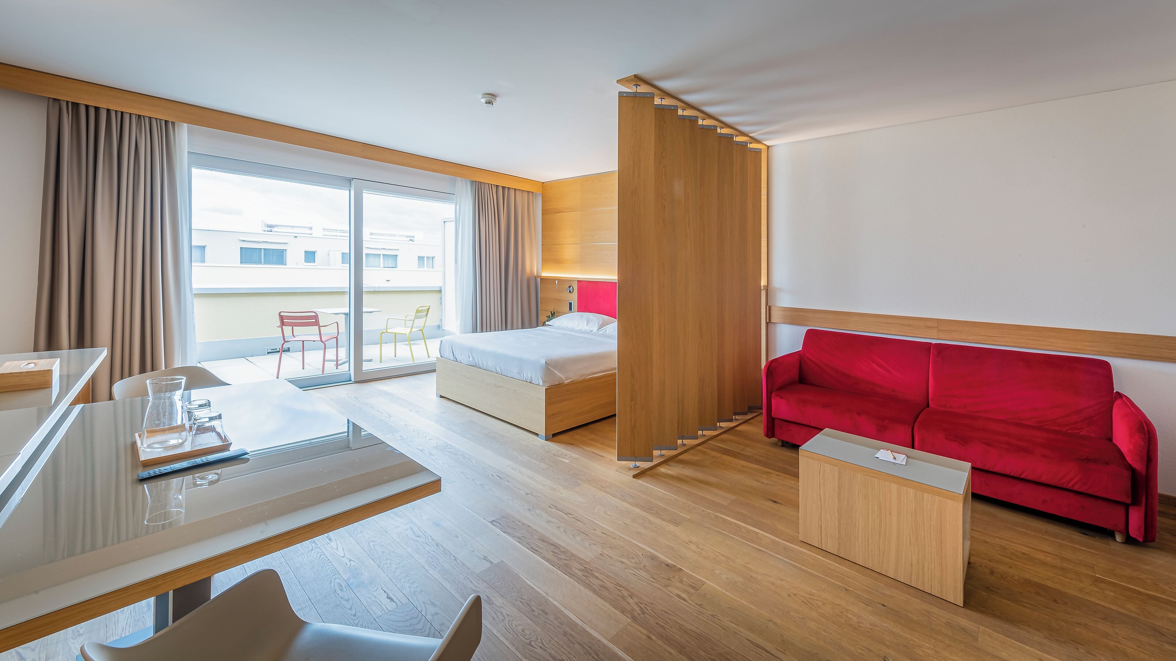 Executive-Studiosuite, 1 Queen-Bett und Schlafsofa, Balkon