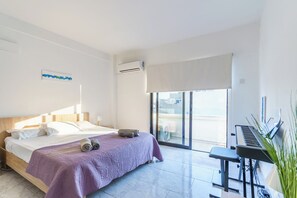 อพาร์ทเมนท์ | 1 ห้องนอน, เตารีด/โต๊ะรีดผ้า, Wi-Fi ฟรี, ผ้าปูที่นอน