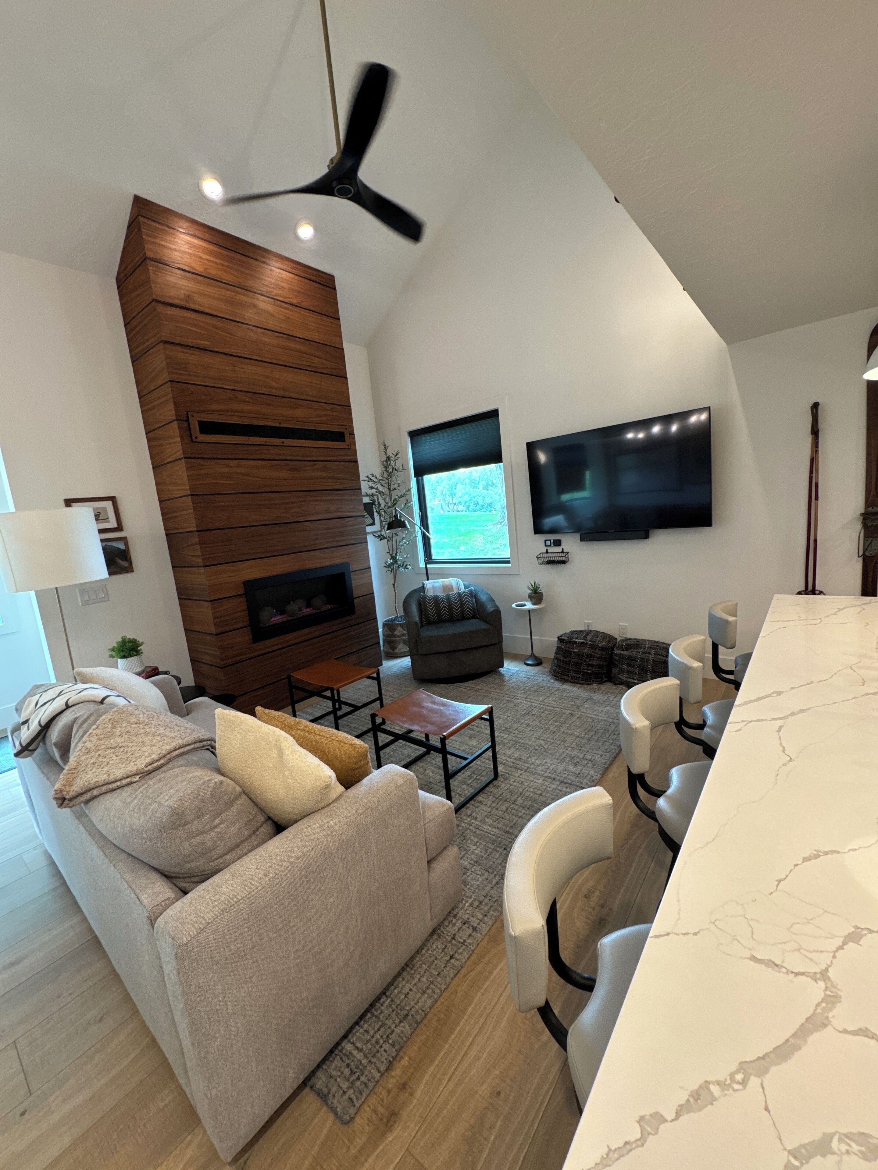 智能电视、壁炉