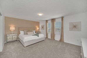 7 bedrooms, laptop workspace, iron/ironing board, bed sheets - Modern Decor With Themed Rooms, With Retro Game Room and Huge Pool in Upscale Resort! #6s820 (Kissimmee)