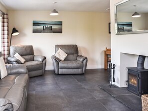 TV, fireplace - 3 bedroom accommodation in Ireby, near Wigton (Ireby, near Wigton)
