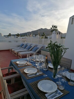 Outdoor dining - Amazing house: beach, pool, BBQ, views ❤️🏖️ (Mojácar)