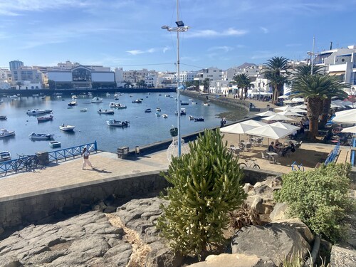 Inma House. In the Center of Arrecife, near the beach and the promenade.