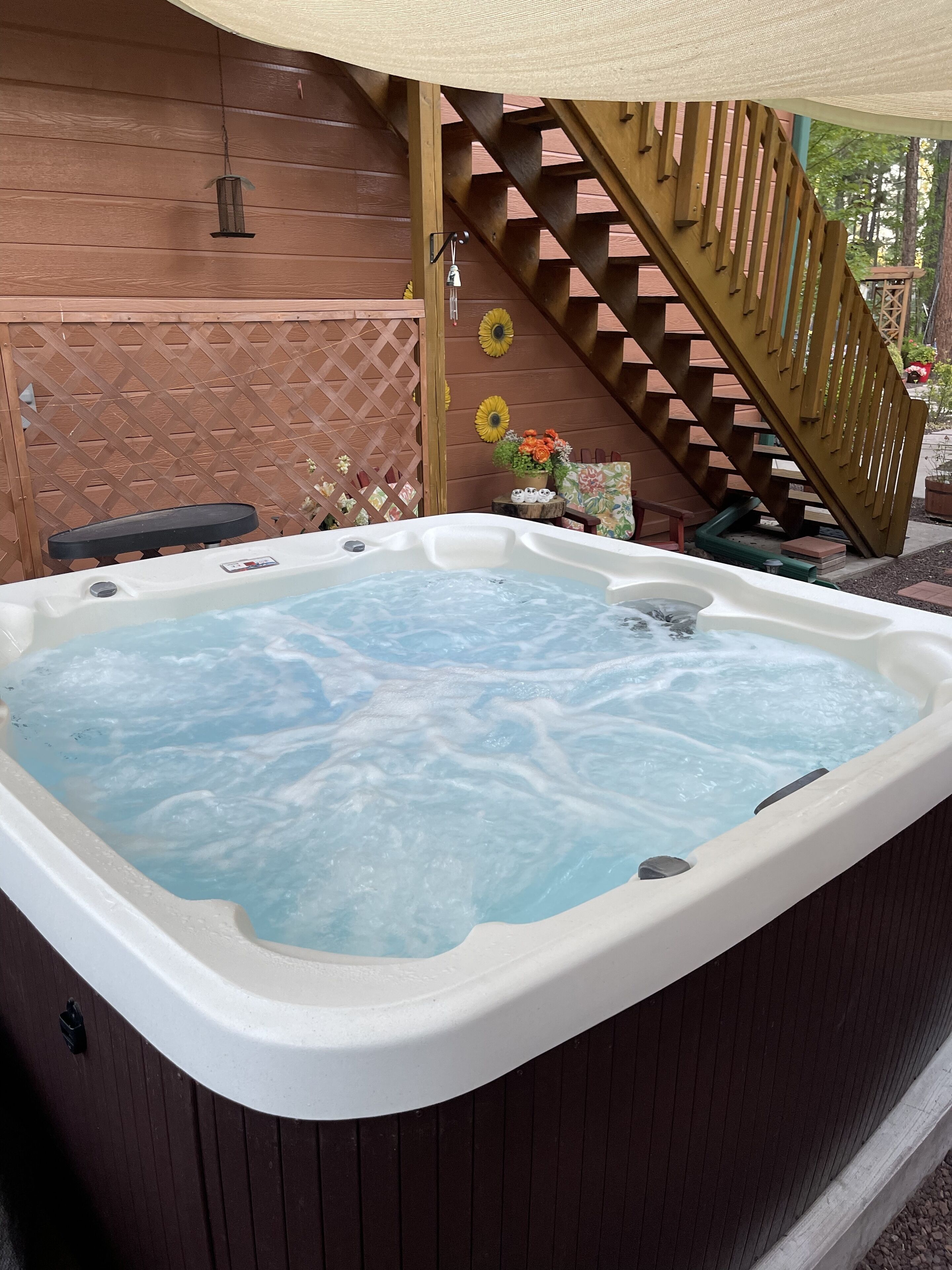 Bain à remous extérieur