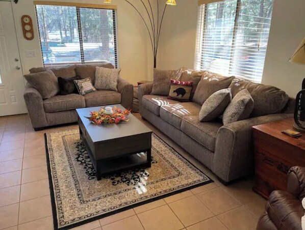 Smart TV, video games, DVD player, books