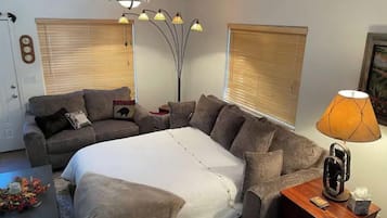 1 chambre, bureau, fer et planche Ă repasser, lit parapluie