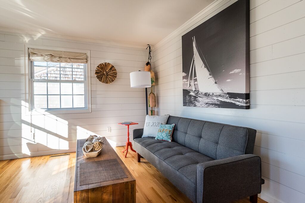 Be Happy Beach House is just steps away from Hawk's Nest Beach!