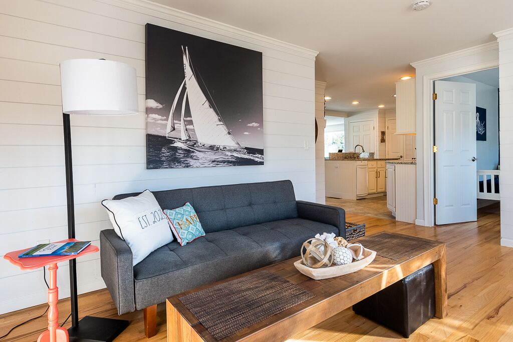 Be Happy Beach House is just steps away from Hawk's Nest Beach!