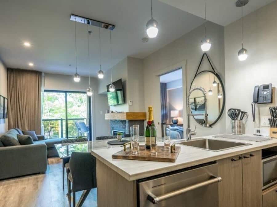 Coffee/tea maker, highchair, dining tables