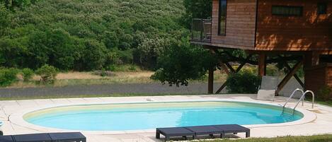 Außenpool, beheizter Pool