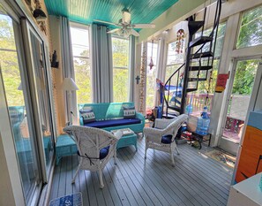 Interior - Circa 1912 charm. 1 block to beach. Sleeps 12. Equipped recreation room! (Cape Charles)