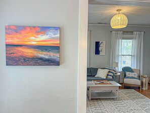 DVD player, books - Just One House From The Beach Barefoot Bungalow Offers A Sweet Beach Vacation (Cape Charles)