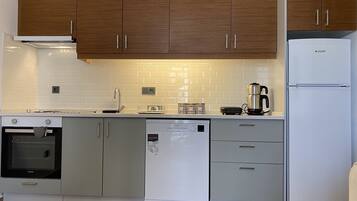 Family Apartment | Private kitchen | Fridge, oven, stovetop, dishwasher