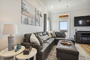 TV connectée, cheminée