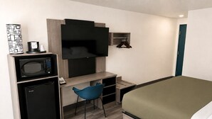 Caja de seguridad en la habitación, cortinas blackout y wifi gratis 
