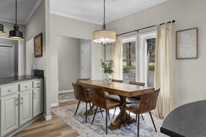 Dining - Deep Water Lake Front with Amazing Views, Dock, Game room, SUPs, and Fire Pit (Crane Hill)