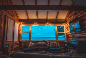 Interior - Burt Lake waterfront - huge dock, fire pit and incredible views (Indian River)