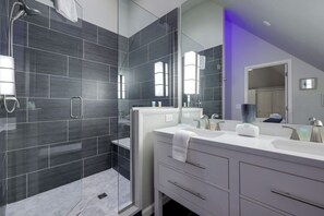 Hair dryer, towels