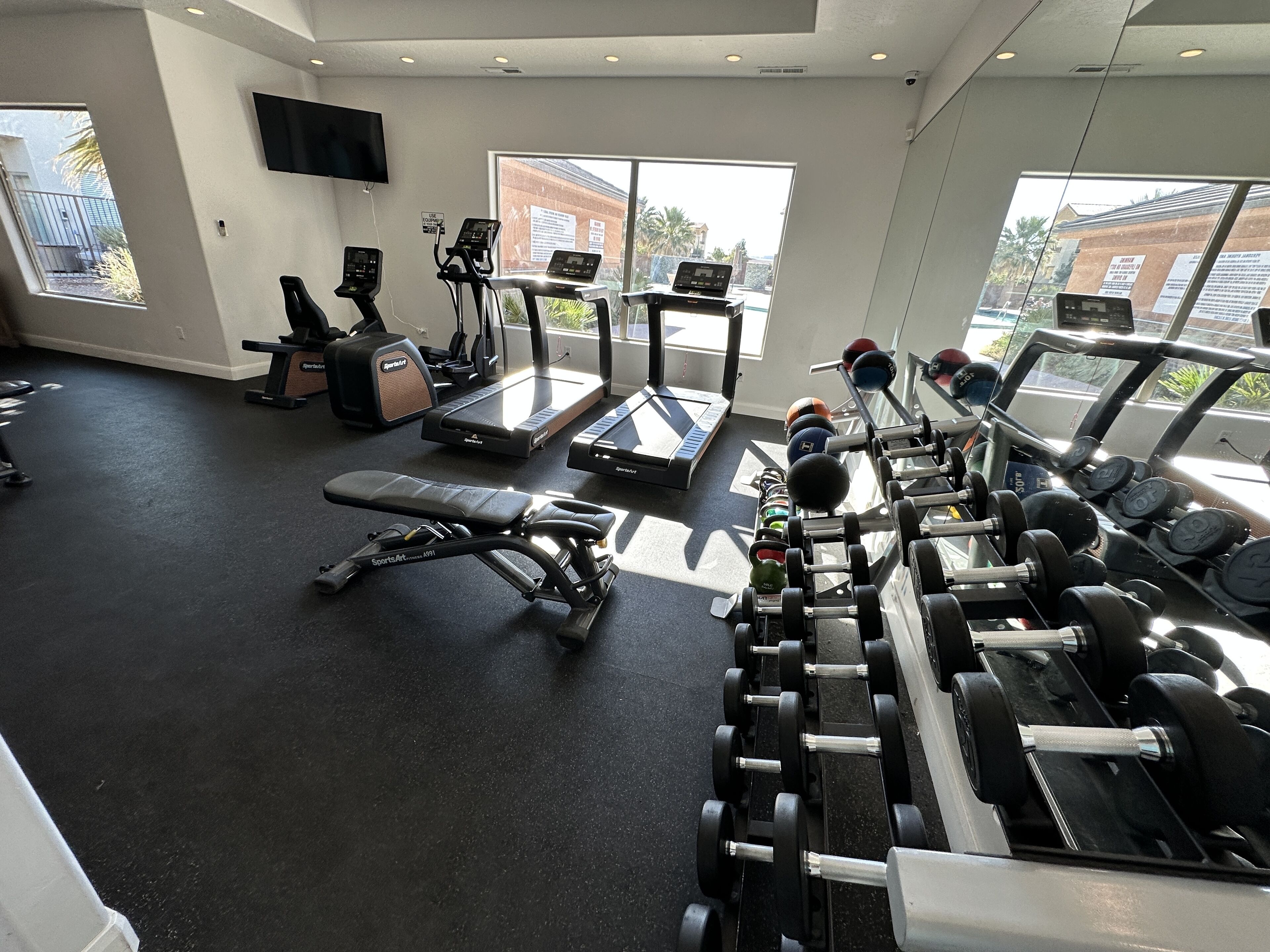 Fitnessbereich