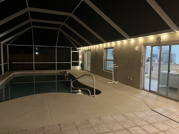 Indoor pool, outdoor pool