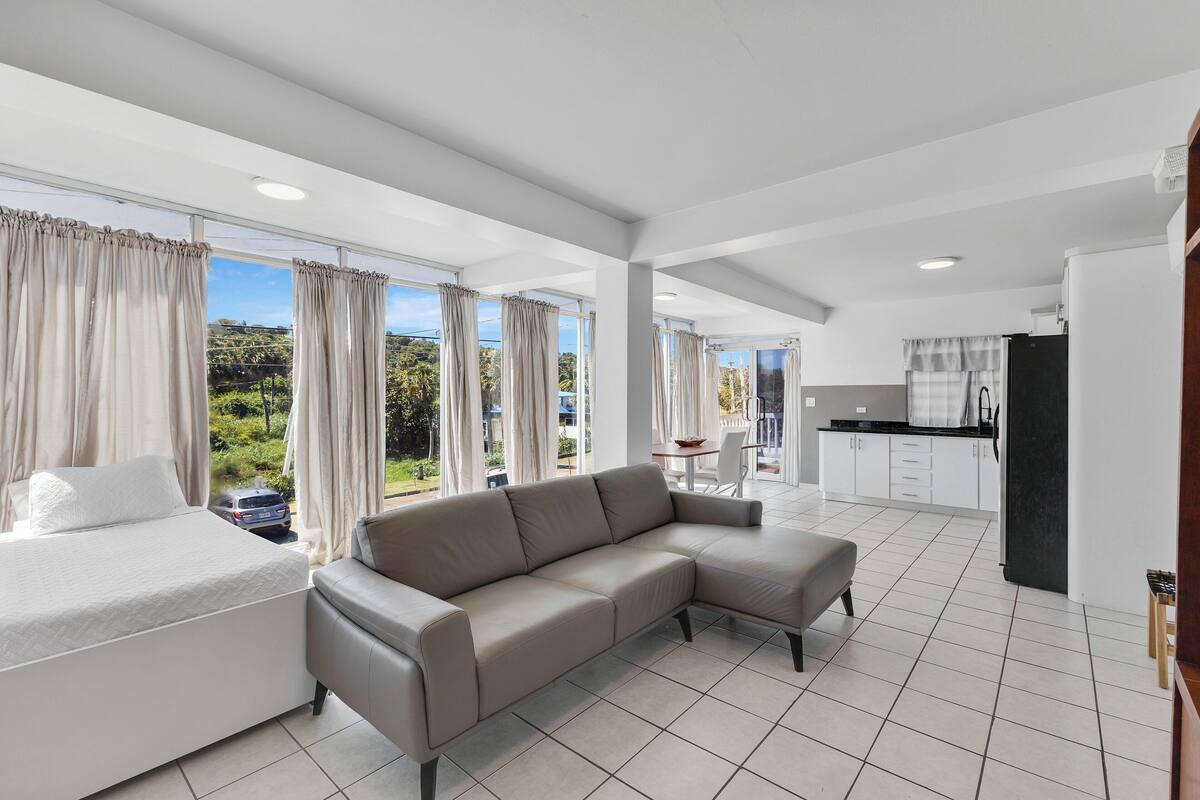 family studio suite | living area | 55-inch lcd tv with digital channels, tv