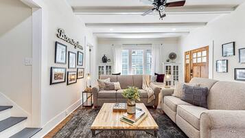 Smart TV, fireplace, offices