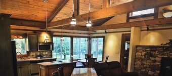 Beautiful Home on Pine Creek Backs up to Lyman Run State Park & the PA Wilds!!!!