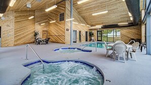 Indoor pool, outdoor pool