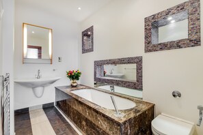 Combined shower/tub, bidet