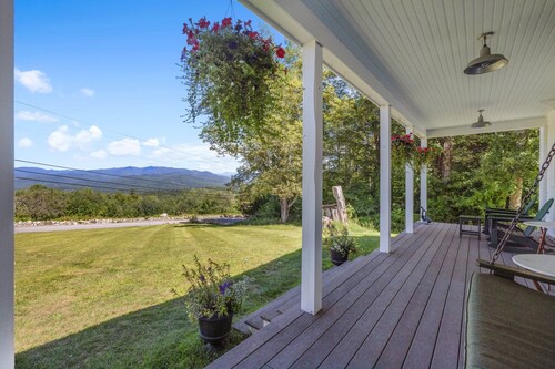 Breathtaking Mountain Views from Lovingly Updated 1850 Antique Farmhouse
