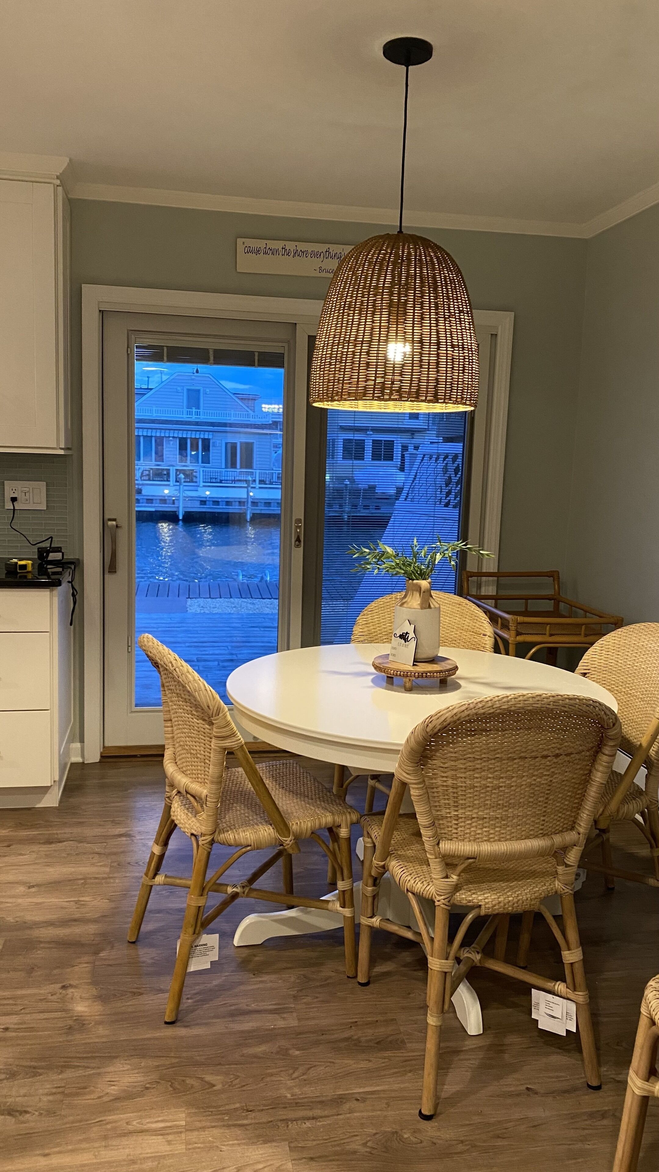 Lavallette Beautiful Bay front townhome with a pool and short walk to the beach 
