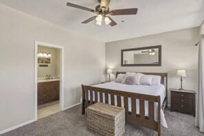 3 bedrooms, iron/ironing board, WiFi, bed sheets